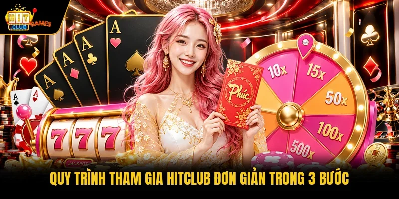 Quy trình tham gia HITCLUB đơn giản trong 3 bước